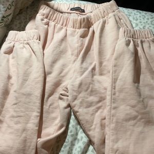 Light pink Brandy Melville Rosa Sweatpants